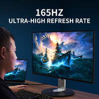 8K DisplayPort 1.4 1.5m Mâle Mâle VESA Câble Connecteur 32.4Gbps Bande Passante PVC Veste Paire Torsadée 4K pour Application Moniteur