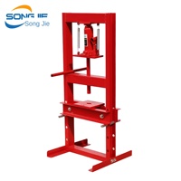 Presse hydraulique d'atelier en acier au carbone Songjie SJ-024 de 6 tonnes avec garantie et boîte à outils pour l'utilisation en atelier de réparation automobile
