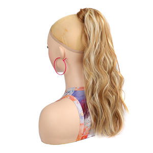 หางม้าแบบตีนตุ๊กแกสำหรับผู้หญิงหางม้าแบบย่นสไตล์ยุโรปและอเมริกัน - Product Image 2