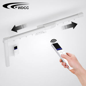 Supplier Wholesale Control Remote Extendable Electric Motorized Curtain Track Smart Electric Motor Track Curtain Rail - Product Image 5