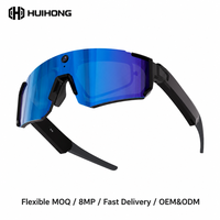 Lunettes intelligentes de la série Sport avec caméra HD 8MP, enregistrement vidéo d'action, lunettes de soleil sport polarisées intelligentes V06