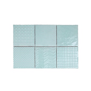 140*140mm de cristal variación <span class=keywords><strong>desigual</strong></span> de porcelana hecha a mano de la pared de azulejos portugueses azul para el hogar moderno Bar decoración Interior - Product Image 6