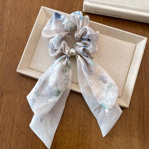 Accesorios para el Cabello con Estampado Tie Dye Bohemio, Diadema Ajustable y Coletero Elástico para Mujer - Product Image 4