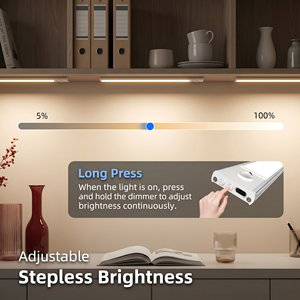 Undercabinet Puck Lights Battery <strong>Wireless</strong> Led Liner Light Rechargeable Bedside Touch <strong>Lamps</strong> for Table Top Jewelry case - Product Image 4