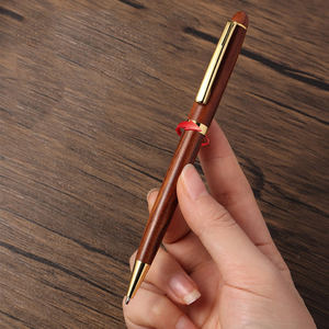 Bolígrafos Retráctiles <span class=keywords><strong>de</strong></span> Madera <span class=keywords><strong>de</strong></span> Lujo con Logotipo Personalizado, Regalo Promocional, Ancho <span class=keywords><strong>de</strong></span> Escritura <span class=keywords><strong>de</strong></span> 1.0 mm - Product Image 4
