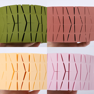 24 PCS tam giác ưa nước không <span class=keywords><strong>Latex</strong></span> ưa nước ướt khô kép sử dụng mỹ phẩm nêm Khối xốp - Product Image 4
