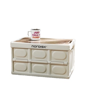 Portable Outdoor Camping Storage box Multifunctional Foldable Storage Box Camping Box