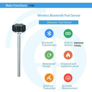جهاز تتبع GPS مضاد للسرقة لخزان وقود الشاحنات بتقنية البلوتوث و4G مع مستشعر مستوى الوقود ونظام مراقبة إدارة الوقود - Product Image 3