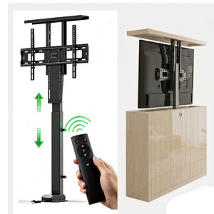 Système de levage de téléviseur motorisé à commande à distance 24V, système automatique de levage de téléviseur électrique caché pour 32-70 pouces, pour armoire extérieure - Product Image 1