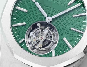 Sang Trọng Siêu Chất Lượng Không Thấm Nước Đồng Hồ Cơ Khí 41Mm Bbs Nhà Máy 2950 Tourbillon Tự Động Phong Trào 26530 Audemars Màu Xanh Lá Cây Đồng Hồ - Product Image 3