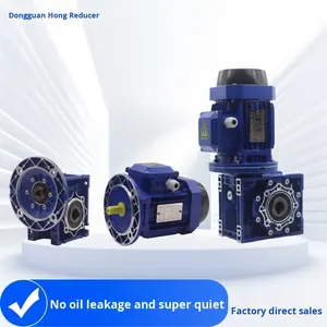 Мотор-редуктор Guanghong NMRV с турбинальной спиральной передачей, интегрированная трансмиссия, трехфазный, 380/220В, передаточное число 100, выходная скорость 1400 об/мин - Product Image 4