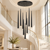 Lustre suspendu en cristal métallique artistique personnalisé, LED, garantie de 2 ans, pour salon, prix d'usine en gros
