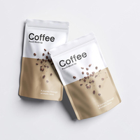 Sacs personnalisés avec logo pour emballage de grains de café, pochettes verticales en aluminium, emballages de café sur mesure