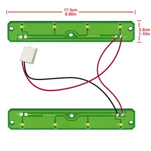 Ampoule LED pour réfrigérateur W11527432 W11387579 W11042554 W10866538, remplacement pour l'éclairage intérieur du réfrigérateur - Product Image 4