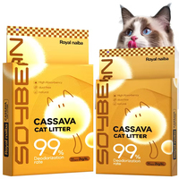 Pasir Kucing Ramah Lingkungan Terbuat dari Tahu Kedelai, Singkong, Biodegradable, Daya Serap Tinggi, Cepat Menggumpal, Desain Gratis, Harga Terjangkau, 2.5kg
