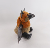 Pluizig realistisch fruitvleermuis knuffeldier levensecht vliegende vos knuffeldier wildlife decoratie Halloween cadeau