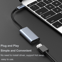 Konverter adaptor kabel, USB C ke HD Tipe C ke HD 4K female type c ke HD female