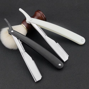 <span class=keywords><strong>Rasoio</strong></span> Classico Pieghevole da Barbiere <span class=keywords><strong>per</strong></span> la Cura Maschile, Rifinitura dei Peli del Viso, Modellatura delle <span class=keywords><strong>Sopracciglia</strong></span> e Rasatura Manuale con Lame - Product Image 6