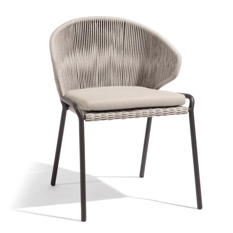 Chaise de salle à manger (tresse de corde)