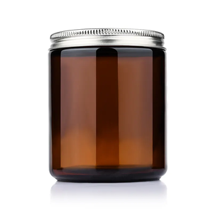 1oz 2oz 4oz 8oz 16oz 60ml 120ml 250ml 500ml 100 pièces Pot à bougie en verre de luxe vide à parois droites, ambré, transparent, bleu, sérigraphié - Product Image 2