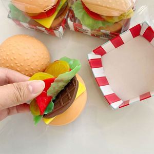 Juguete Antiestrés de Hamburguesa Blanda al por Mayor, Novedad, Bolas Blandas de Hamburguesa con Relleno de Harina de Retorno Lento - Product Image 2