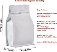 Custom Logo Printed Moisture Proof Food Packaging Pouch with Valve for Coffee Candy Milk Pet Food & Jelly-Custom Size Available