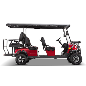 2024 nouveau 4 + 2 sièges voiture de tourisme électrique Club voiture chariot de Golf électrique chariot de chasse classique - Product Image 6