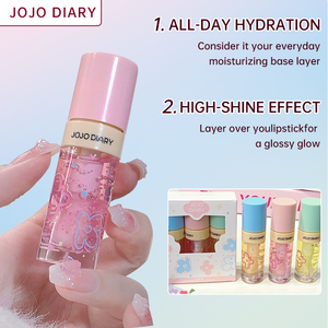 JOJO DIARY ลิปกลอสเนื้อนุ่มน่ารัก สูตรใหม่ รับผลิตแบรนด์ส่วนตัว ลิปกลอสผลไม้ ลิปออยล์ออ<span class=keywords><strong>ร์</strong></span>แกนิค ลิปบาล์มธรรมชาติ บำรุงริมฝีปาก ฟื้นฟูริมฝีปาก - Product Image 5