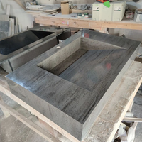 Feuilles de surface solides en pierre acrylique sans couture durables et faciles à installer pour la cuisine et la salle de bain