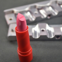 Molde de aluminio para lápiz labial, personalizado, mecanizado por CNC, con forma ondulada y diseño distintivo de borde curvo tipo pico de pájaro
