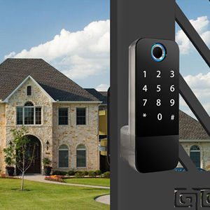 מנעול קו חשמלי חכם עמיד למים עם tuya שליטה app חיצונית דלת טביעת אצבע - Product Image 2