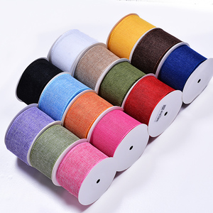 1-بوصة 10 ياردة خيش من أجل تغليف شجرة عيد الميلاد إكليل من الزهور ديكور حفلات الأعياد - Product Image 6