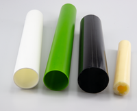 Tube cylindrique en PVC transparent écologique moulé par injection stockage de cigarettes en poly plastique transparent couvercle coupé personnalisé VAST de qualité supérieure