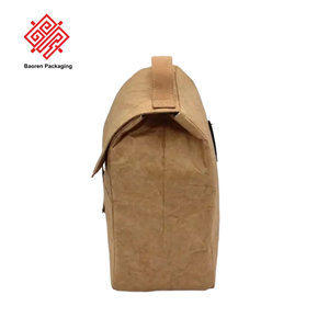 Baoren Papier Kraft Lavable Coréen Étudiants École Sac À Dos Écologique Recyclable Léger Polyester Unisexe Sac À Bandoulière - Product Image 3