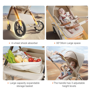 <span class=keywords><strong>Poussette</strong></span> pour bébé multifonctionnelle de haute qualité Offres Spéciales Nouveau design <span class=keywords><strong>Poussette</strong></span> pliable Nouveau design Landau pour bébé - Product Image 4