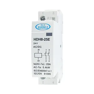 1NC 1Pole 25A 20A 16A 24V mini contactor AC/DC Contactor modular contactor