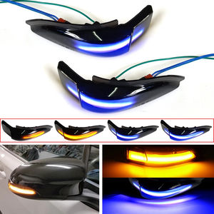 Luz Intermitente Dinámica para Espejo Lateral, Lámpara LED Ámbar Azul de 5W 12V para Toyota Corolla, Prius, Vios, <span class=keywords><strong>Yaris</strong></span>, Altis - Product Image 4