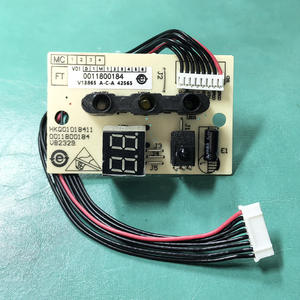 Haier Air Conditioner <b>Control</b> Board 0011800184 Remote Receiver Temperature Display Circuit Board 8 <b>Wire</b> - Product Image 2