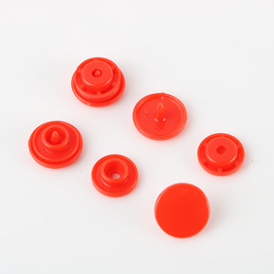 Rond Sans Nickel Fantaisie <span class=keywords><strong>Vêtements</strong></span> Caché bouton pression en plastique 12mm - Product Image 3