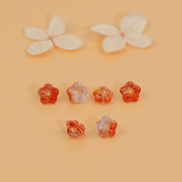 Aksesoris Jepit Rambut Gaya Kuno Buatan Tangan DIY Musim Panas, Komponen Anting, Biji Delima, Bunga Lonceng, Morning Glory