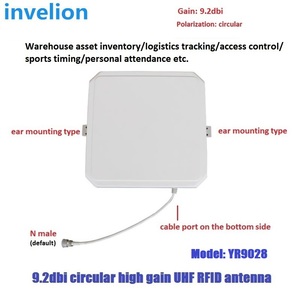 Ngoài trời không thấm nước ăng-ten UHF RFID 840-960Mhz tầm xa IP67 thụ động phân cực tròn 9.2dbi SDK DC để mặt đất 120 km/h - Product Image 4