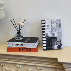 Fake Books Accessories Modern Simulation Fashion Book for Home Decorative Luxury Storage Box Mordel Women's Living Room Decor