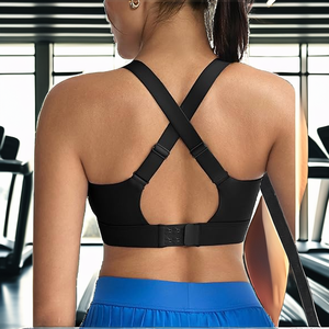 Women Seamless <b>High</b> for Support Plus Size Four-Way Stretch Running Yoga Workout Fitness Bras Tank Crop <b>Top</b> Sports Bra - Product Image 2