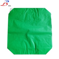 Haute qualité laminé brun carré fond d'étoile d'annonce pp sac de ciment de valve 40kg
