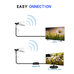 Antena de TV HD de Buena Señal, Antena Digital VHF para Exteriores de Largo Alcance, Antena de TV Activa para Exteriores DVB-T - Product Image 2