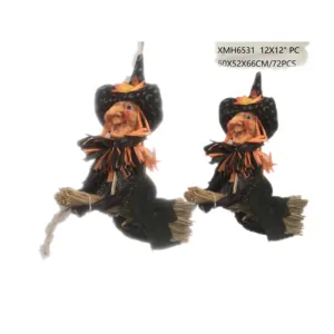 Witch Cat 10mm Straw Topper 
