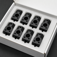 Connecteur de joint de robot Xing Tong T082 usiné avec précision sur centre d'usinage CNC 5 axes pour l'alliage d'aluminium 6061 anodisé noir dur