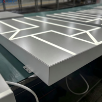Boîte à lumière LED acrylique personnalisée SKYSEEN, cadre en aluminium ultra fin, boîte à lumière publicitaire, signalisation murale pour enseignes commerciales