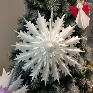 Flocon de neige de Noël pour déco d'événement d'affichage de fenêtre de fête - Product Image 6