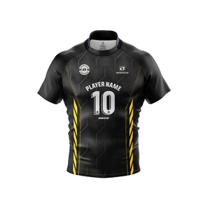 Maillot de <span class=keywords><strong>rugby</strong></span> personnalisable réversible, maillot de football américain à manches courtes, grande taille, respirant, avec motifs drapeau et numéros, ensembles hauts/chemises - Product Image 3